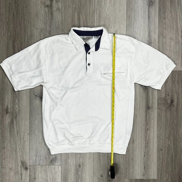 Ash Creek Trading Vintage White Medium Polo Shirt - Picture 7 of 8